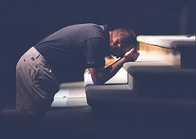 worshiping at the altar