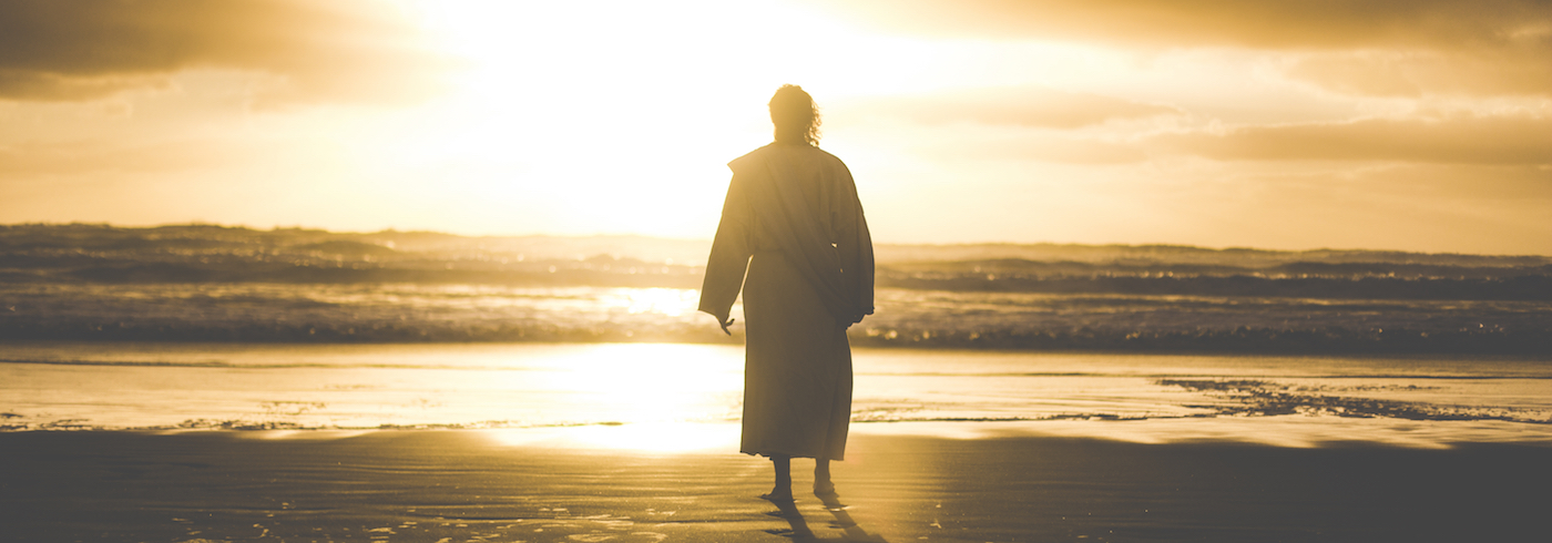 Jesus on Beach